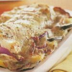 Vis onder een kaas-mosterd dekentje