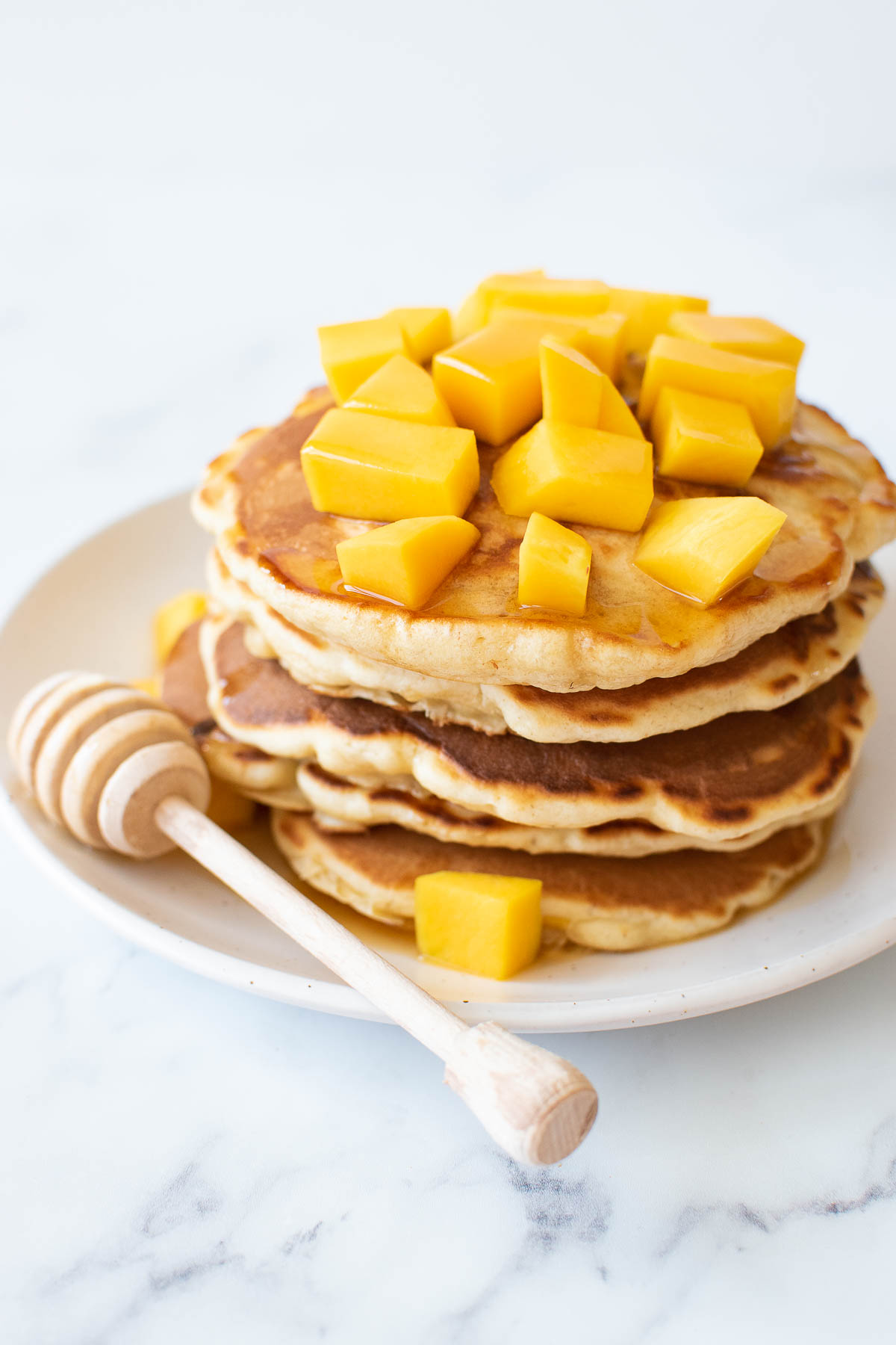 Pancakes met mango